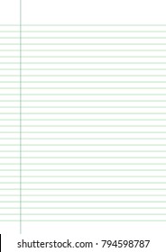 graph paper  or  lined graph paper a4 vector illustration
