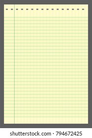 graph paper  or  lined graph paper a4 vector illustration
