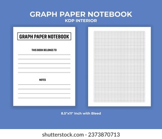 Graph Paper Notebook KDP Interior