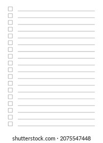 3,097 Checklist printable Images, Stock Photos & Vectors | Shutterstock