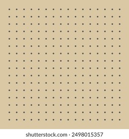 Graph paper. Printable dotted grid paper on white background. Geometric abstract dotted transparent illustration with dots for school, notebook, diary, notes, print. Realistic paper blank size A4.