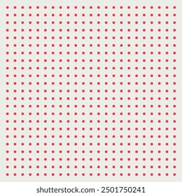 Graph paper. Printable dotted grid paper on white background. Geometric abstract dotted transparent illustration with dots for school, notebook, diary, notes, print. Realistic paper blank size A4.
