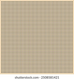 Papel gráfico. Papel de cuadrícula punteado imprimible sobre fondo blanco. Ilustración transparente punteada abstracta geométrica con puntos para la escuela, cuaderno, diario, notas, impresión. Tamaño en blanco de papel realista A4.