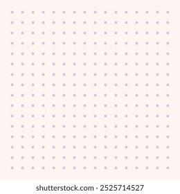 Graph paper. Printable dotted grid paper on white background. Geometric abstract dotted transparent illustration with dots for school, notebook, diary, notes, print. Realistic paper blank size A4.