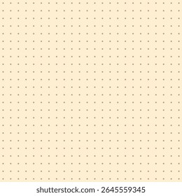 Papel milimetrado. Papel de grade pontilhado imprimível sobre fundo branco. Ilustração transparente pontilhada abstrata geométrica com pontos para escola, caderno, diário, notas, impressão. Papel realista em branco.