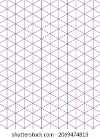 Papel gráfico. Papel de cuadrícula de color isométrico imprimible con líneas de color. Fondo geométrico para la escuela, texturas, cuaderno, diario, notas, impresos, libros. Letra en blanco de papel alineado realista.