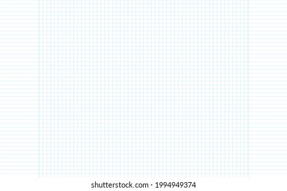 Graph paper. Printable squared grid paper with color horizontal lines. Geometric background for school, textures, notebook, diary. Realistic lined paper blank size reversal A5.