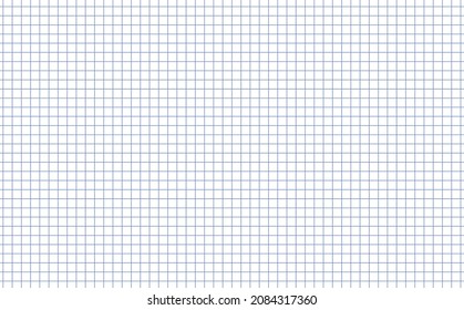 Graph paper. Printable squared grid paper with color horizontal lines. Geometric background for school, textures, notebook, diary. Realistic lined paper blank size reversal A5.