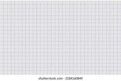 Graph paper. Printable squared grid paper with color horizontal lines. Geometric background for school, textures, notebook, diary. Realistic lined paper blank size reversal A5.