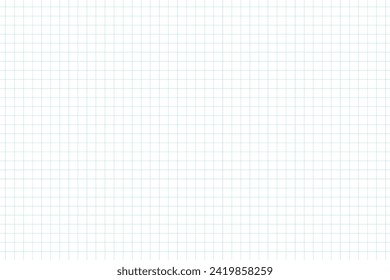 Graph paper. Printable squared grid paper with color horizontal lines. Geometric background for school, textures, notebook, diary. Realistic lined paper blank size reversal A5.