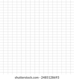 Graph paper. Printable squared grid paper with color horizontal lines. Geometric background for school, textures, notebook, diary. Realistic lined paper blank size reversal A5.