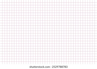 Graph paper. Printable squared grid paper with color horizontal lines. Background with graph paper grid lines on notepad sheet. Geometric background for school, textures, notebook. Eps file 5.