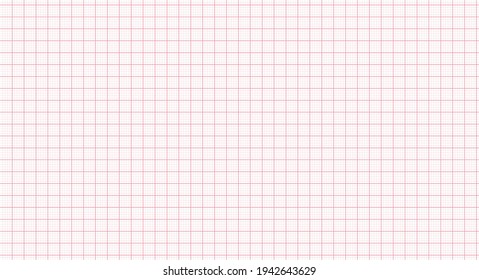 Graph paper sheet backdrop. Blueprint grid texture. Vector illustration