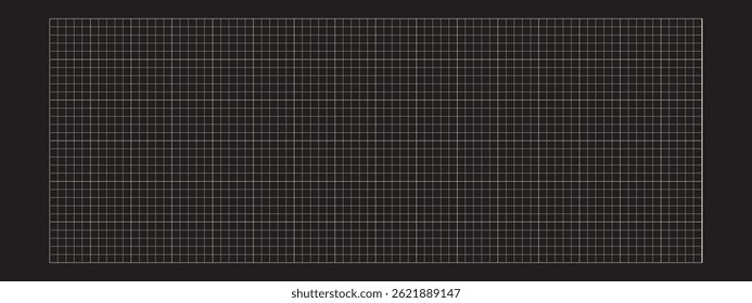 Gráfico de folha de papel com padrão de grade claro. Adequado como um plano de fundo ou base de projeto para projetos de engenharia, educação ou redação. Ilustração em preto e branco do vetor