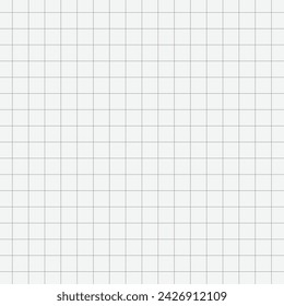 Graph paper square line full page on white paper background, graph paper square line texture of note book blank, diagrams, geometry, drawings, Architects, coloring for kids, education. Editable EPS 10