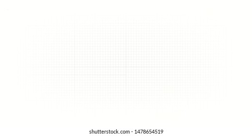 Graph paper with white corners. Vector background
