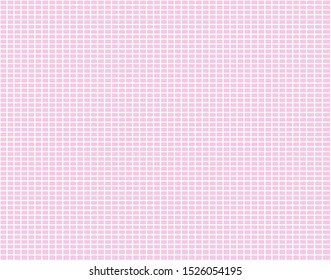 Graph paper,grid note texture, sheet, abstract grid line, white straight lines on pink pastel background.