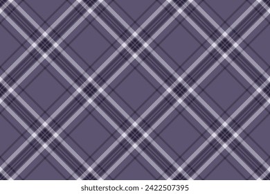 Graph pattern fabric tartan, dimensional plaid texture background. Stroke textile seamless check vector in pastel and dark colors.