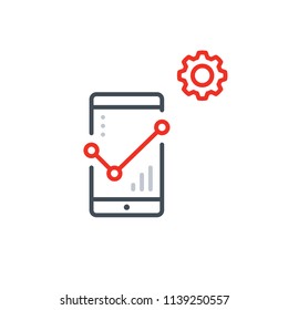 Graph Phone Icon