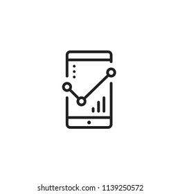 Graph Phone Icon