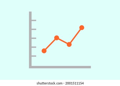 Graph Red Right Ascension Light Blue Stock Vector (Royalty Free ...