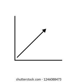 Graph Related Vector Line Icons, White Background