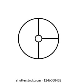 Graph Related Vector Line Icons, White Background