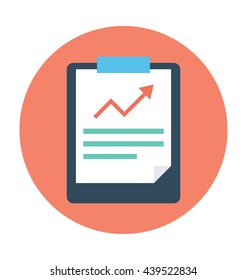 Graph Report Vector Icon