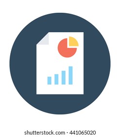 Graph Report Vector Icon