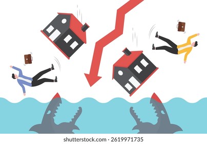 Graph, Residential Building, Built Structure, Chart, Home Finances, Recession, Arrow, Real estate

