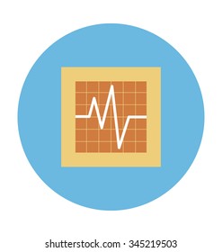 
Graph Screen Colored Vector Illustration
