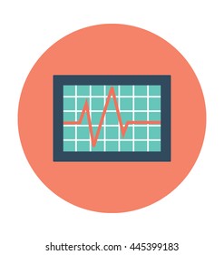 Graph Screen Vector Icon