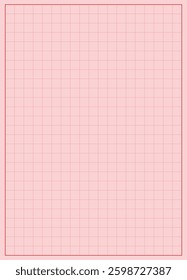 Graph Sheet Vector Template Design