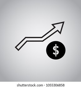 graph sign icon