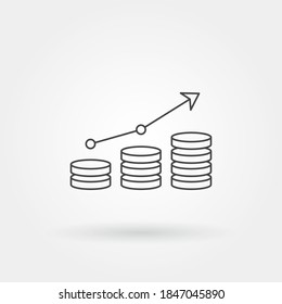 graficar un icono aislado con un estilo de línea o contorno moderno
