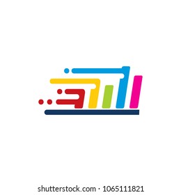 Graph Speed Logo Icon Design