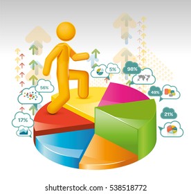 Graph Staircase info graphic