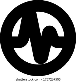 graph stats circle icon vector for web and apps