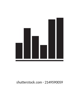 Graph symbol sign vector eco economy logo school illustration  