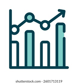 A graph symbolizing data analysis or performance tracking