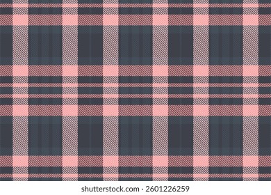 Graph texture tartan vector, conceptual plaid seamless check. Gorgeous background pattern fabric textile in dark and pastel colors palette.