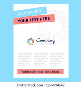 Graph  Title Page Design for Company profile ,annual report, presentations, leaflet, Brochure Vector Background