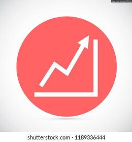 graph top vector icon 10 eps