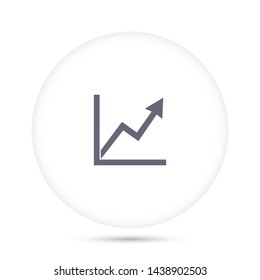 graph top vector icon 10 eps , Lorem ipsum Flat design