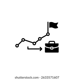 Graph Trail Leading to Briefcase Flag