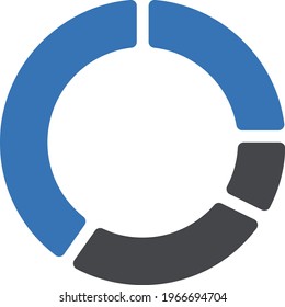 graph vector glyph color icon