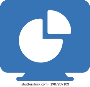 icono de color de glifo vector de gráfico