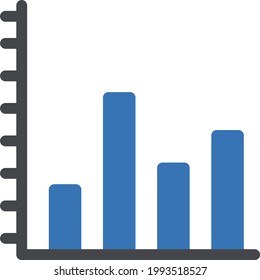 graph vector glyph color icon
