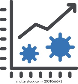 graph vector glyph color icon