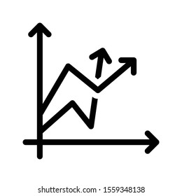 graph        vector glyph flat icon 